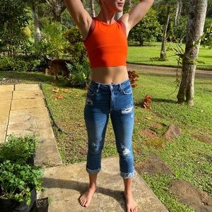 Free People Distressed Jeans👖